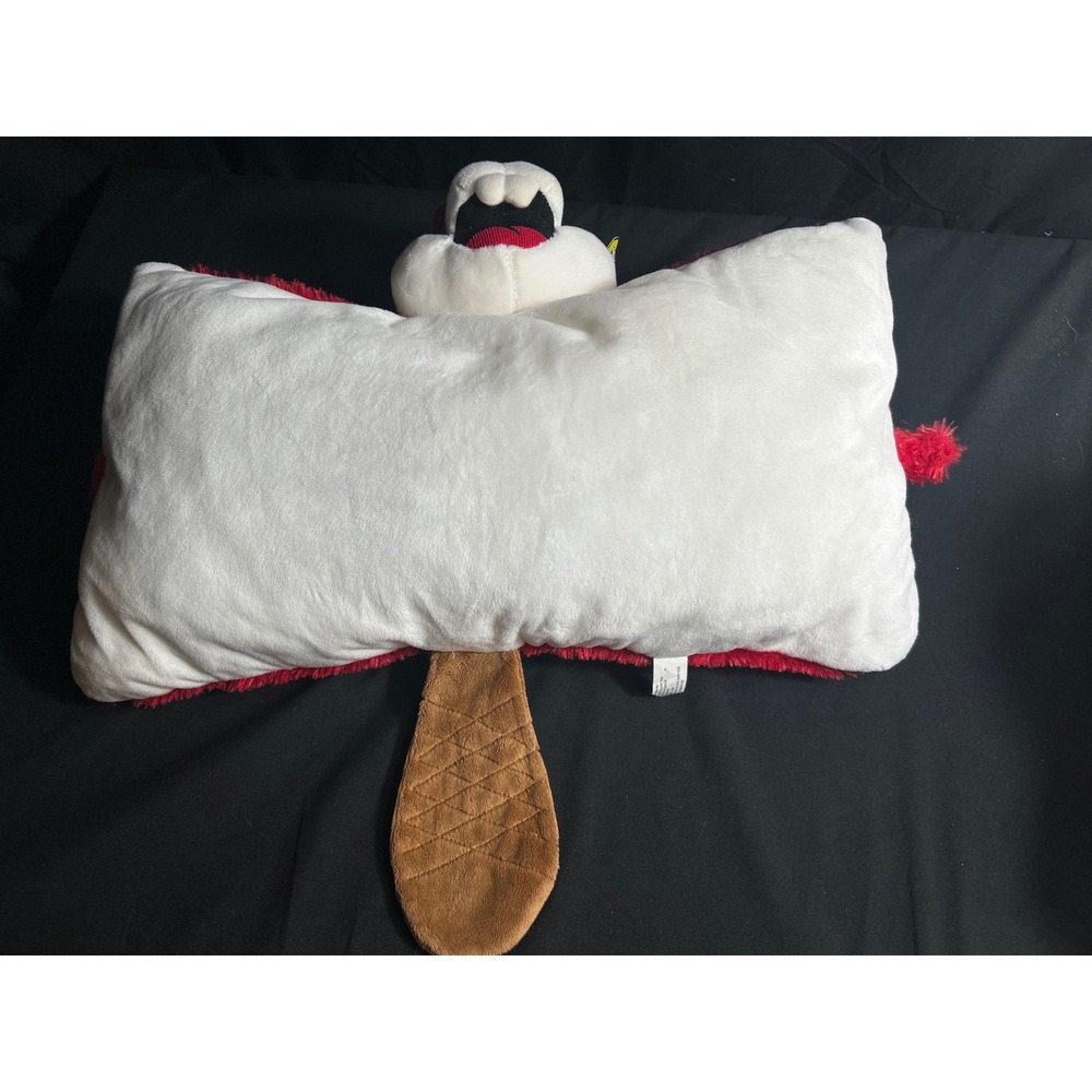 Buc-ee's Beaver Plush Pillow Pet Jaag Red Hat Texas Mascot Stuffed Animal 2020 - Picture 9 of 10